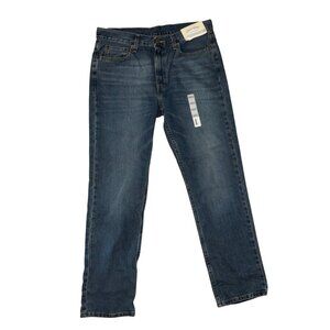 Faded Glory Straight Fit Denim Jeans 34x32 Classic Blue Stonewash